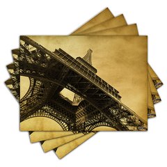 Jogo Americano - Torre Eiffel com 4 peças - 023Jo