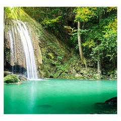 Papel de Parede Paisagem Cachoeira Natureza Sala Painel Adesivo - 024pc - comprar online