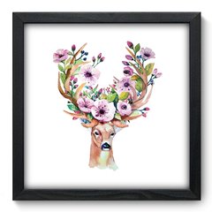 Quadro Decorativo com Moldura - Deer - 024qns