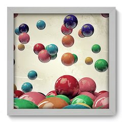 Quadro Decorativo com Moldura - Esferas - 026qna - comprar online