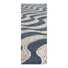 Adesivo Decorativo de Porta - Rio de Janeiro - Copacabana - Calçadão - 028cnpt na internet