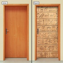 Adesivo Decorativo de Porta - Hieróglifo - 029cnpt - comprar online