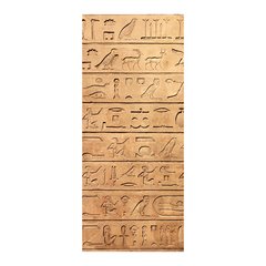 Adesivo Decorativo de Porta - Hieróglifo - 029cnpt na internet