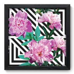 Quadro Decorativo com Moldura - Flores - 029qnf