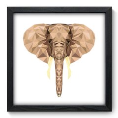 Quadro Decorativo com Moldura - Elefante - 029qns