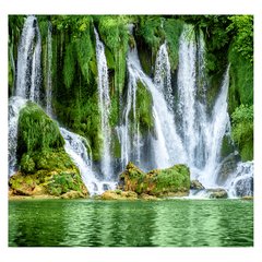 Papel de Parede Paisagem Cachoeira Natureza Sala Painel Adesivo - 031pc - comprar online