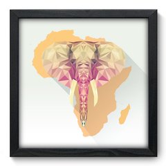 Quadro Decorativo com Moldura - Elefante - 031qns