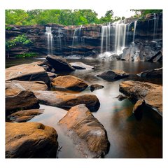 Papel de Parede Paisagem Cachoeira Natureza Sala Painel Adesivo - 032pc - comprar online