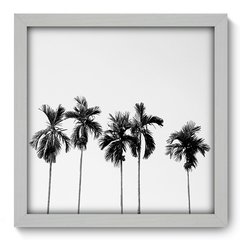 Quadro Decorativo com Moldura - Coqueiros - 033qnp - comprar online