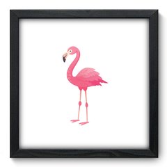 Quadro Decorativo com Moldura - Flamingo - 033qns