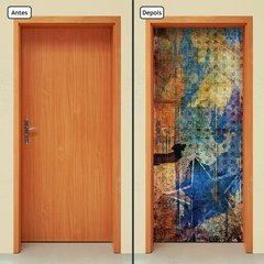 Adesivo Decorativo de Porta - Pintura - Abstrato - 035cnpt - comprar online