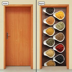 Adesivo Decorativo de Porta - Temperos - Cozinha - 039cnpt - comprar online