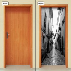 Adesivo Decorativo de Porta - Rua - Vilarejo - 045cnpt - comprar online