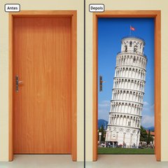 Adesivo Decorativo de Porta - Torre de Pisa - Itália - 047cnpt - comprar online