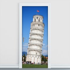 Adesivo Decorativo de Porta - Torre de Pisa - Itália - 047cnpt