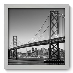 Quadro Decorativo com Moldura - Golden Gate - 055qnm - comprar online