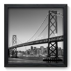 Quadro Decorativo com Moldura - Golden Gate - 055qnm