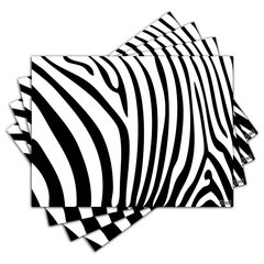 Jogo Americano - Zebra com 4 peças - 058Jo