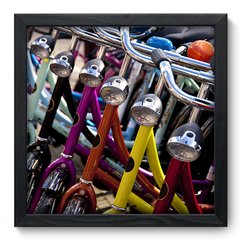 Quadro Decorativo com Moldura - Bicicletas - 058qnd