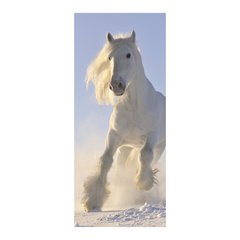 Adesivo Decorativo de Porta - Cavalo Branco - 067cnpt na internet