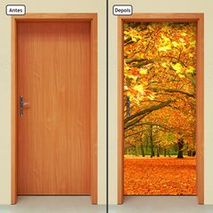 Adesivo Decorativo de Porta - Natureza - Floresta - 074cnpt - comprar online