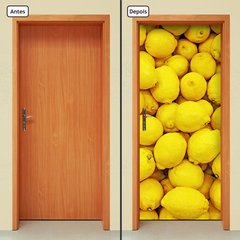 Adesivo Decorativo de Porta - Limão Siciliano - Frutas - 077cnpt - comprar online