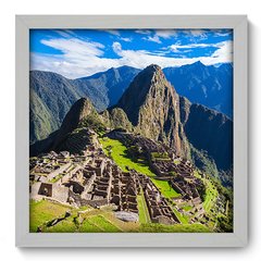 Quadro Decorativo com Moldura - Machu Picchu - 077qnm - comprar online