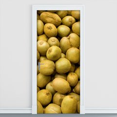 Adesivo Decorativo de Porta - Kiwi - Frutas - 078cnpt