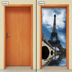 Adesivo Decorativo de Porta - Torre Eiffel - Paris - 082cnpt - comprar online