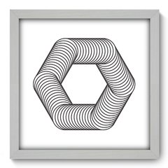 Quadro Decorativo com Moldura - Geometria - 083qna - comprar online