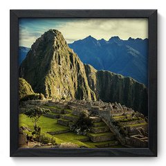 Quadro Decorativo com Moldura - Machu Picchu - 090qnm