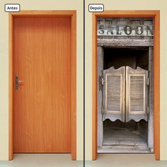 Adesivo Decorativo de Porta - Saloon - 091cnpt - comprar online