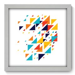 Quadro Decorativo com Moldura - Triângulos - 096qna - comprar online