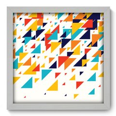 Quadro Decorativo com Moldura - Triângulos - 097qna - comprar online