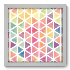 Quadro Decorativo com Moldura - Triângulos - 099qna - comprar online