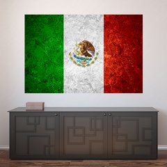 Painel Adesivo de Parede - Bandeira México - 1000pn