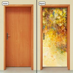 Adesivo Decorativo de Porta - Abstrato - 1016cnpt - comprar online