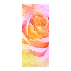 Adesivo Decorativo de Porta - Flor - Rosa - 1019cnpt na internet