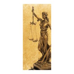 Adesivo Decorativo de Porta - Estatua Da Justiça - Direito - 1020cnpt na internet