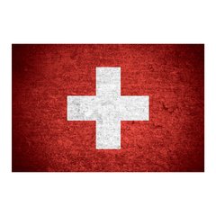Painel Adesivo de Parede - Bandeira Suíça - 1020pn - comprar online