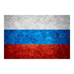 Painel Adesivo de Parede - Bandeira Rússia - 1022pn - comprar online