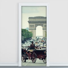 Adesivo Decorativo de Porta - Paris - França - 1027cnpt