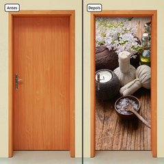 Adesivo Decorativo de Porta - Spa - Estética - 1033cnpt - comprar online