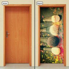 Adesivo Decorativo de Porta - Salão de Beleza - 1037cnpt - comprar online