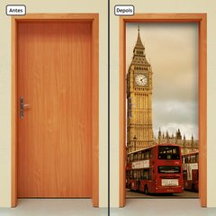 Adesivo Decorativo de Porta - Big Ben - Londres - 1044cnpt - comprar online