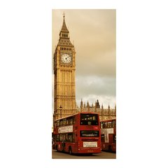 Adesivo Decorativo de Porta - Big Ben - Londres - 1044cnpt na internet