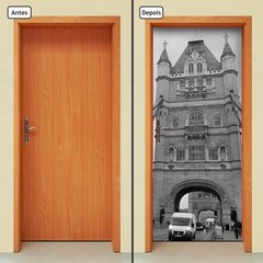 Adesivo Decorativo de Porta - Tower Bridge - Londres - 1045cnpt - comprar online