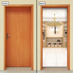 Adesivo Decorativo de Porta - Closet - Armário - 1054cnpt - comprar online