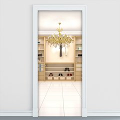 Adesivo Decorativo de Porta - Closet - Armário - 1054cnpt