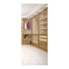 Adesivo Decorativo de Porta - Closet - Armário - 1056cnpt na internet